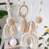 Boho Rainbow Baby Mobile - Nordic Neutral.